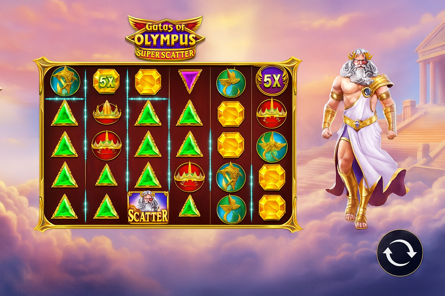 Gates of Olympus Super Scatter preview